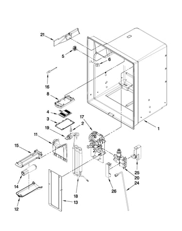 Refrigerator liner parts