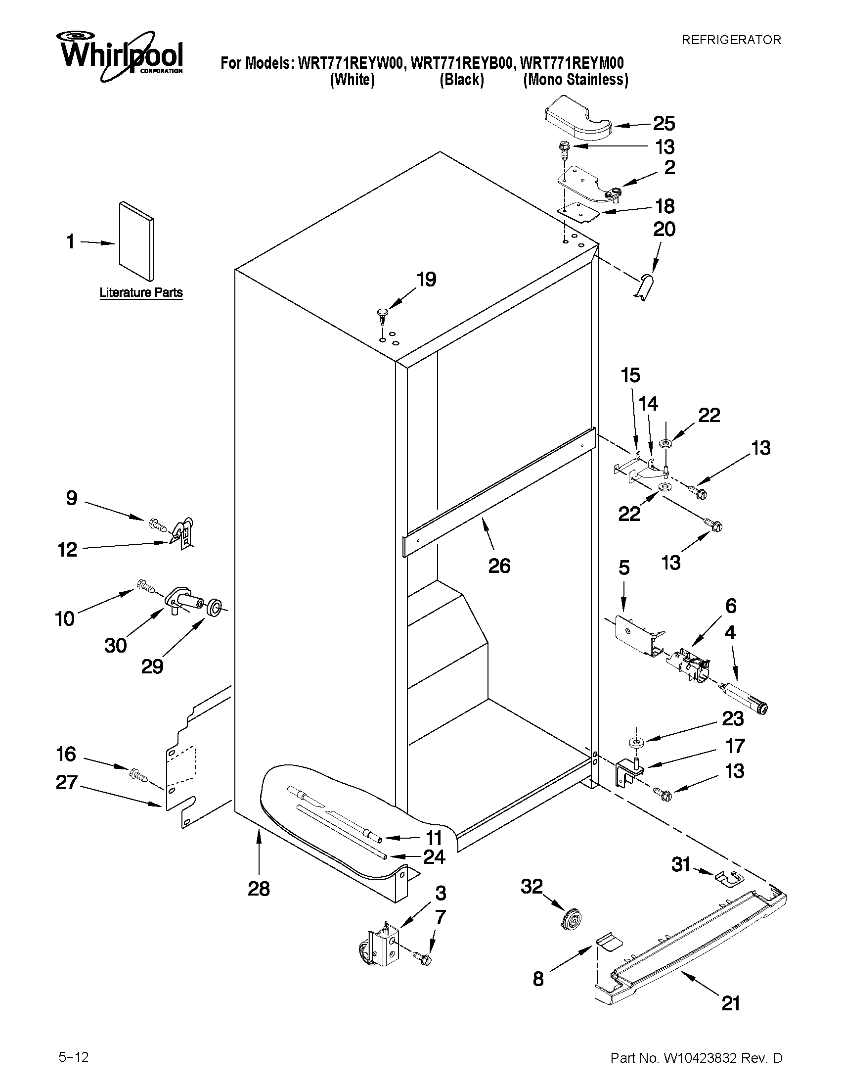 CABINET PARTS