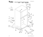 Whirlpool WRT771REYB00 cabinet parts diagram
