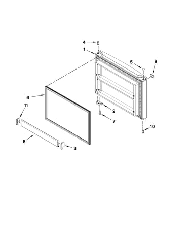 Freezer door parts