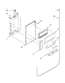 Dispenser front parts