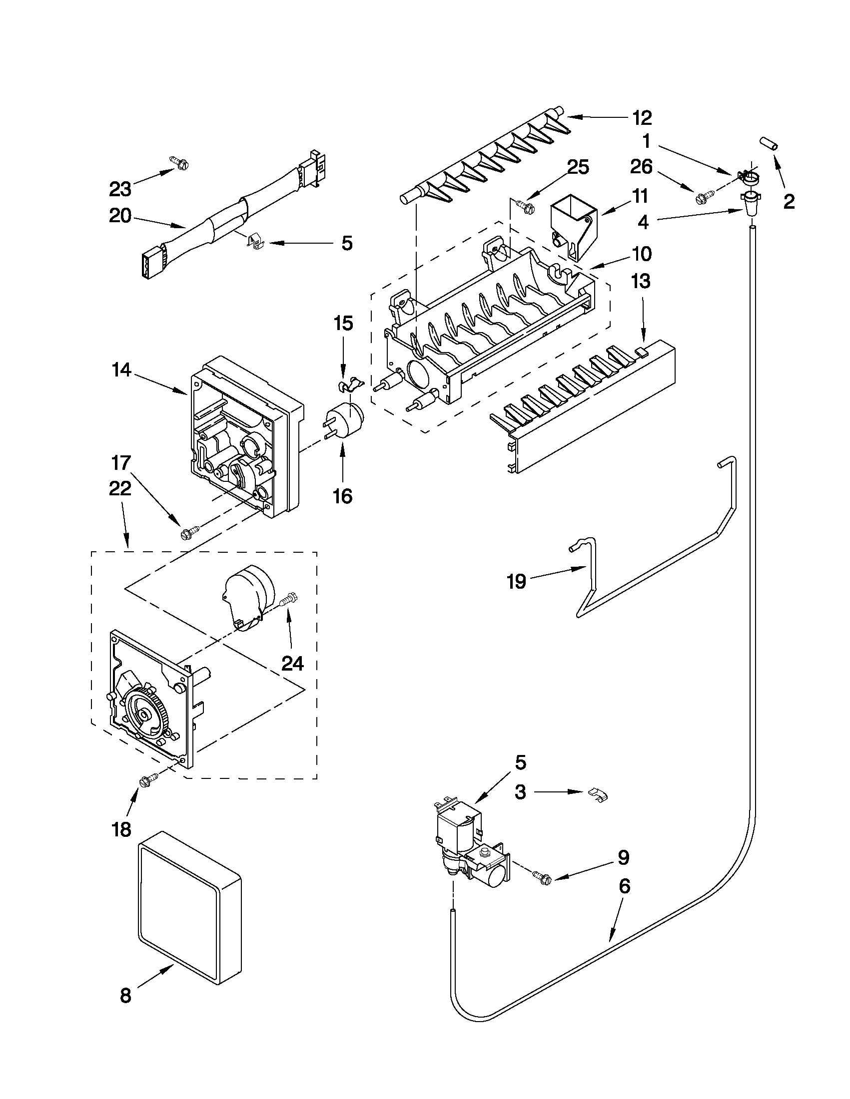 Icemaker parts