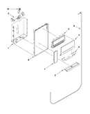 Dispenser front parts