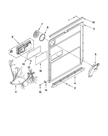 Inner door parts