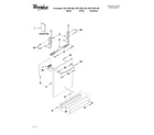 Whirlpool WDT710PAYB0 door and panel parts diagram