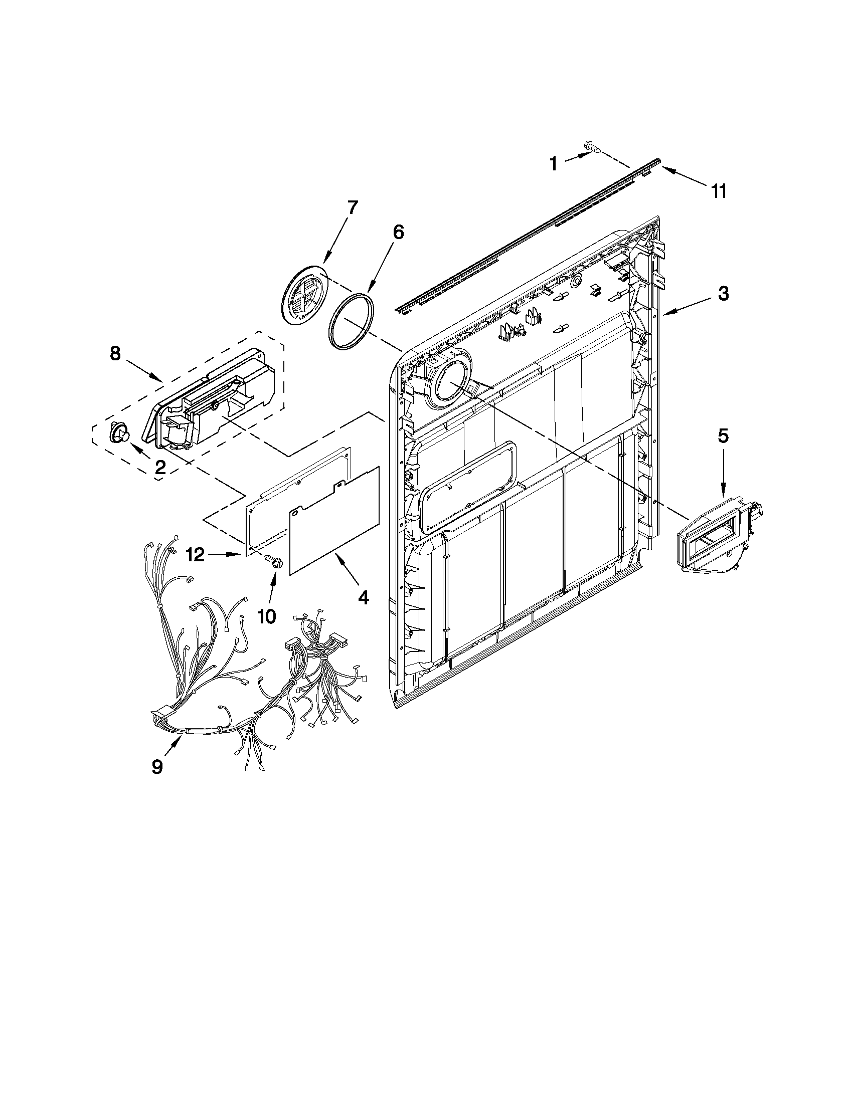 Inner door parts