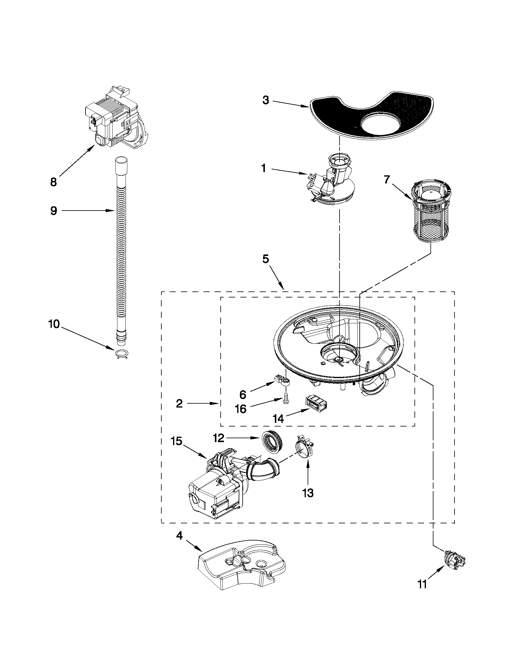 Pump and motor parts