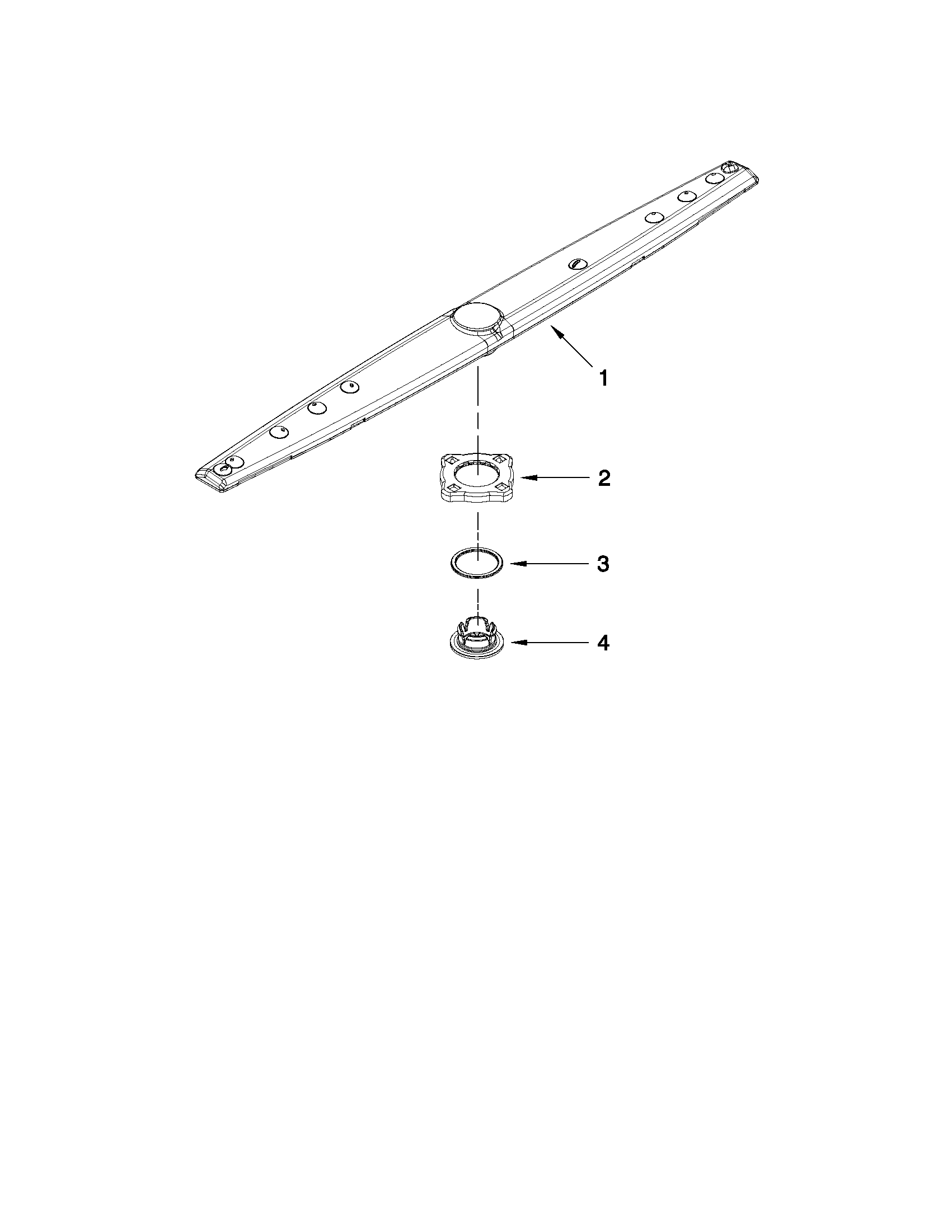 Lower washarm parts