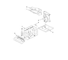 Whirlpool W5WCE065YW0 air flow and control parts diagram