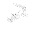 Whirlpool W5WCE085YW0 air flow and control parts diagram