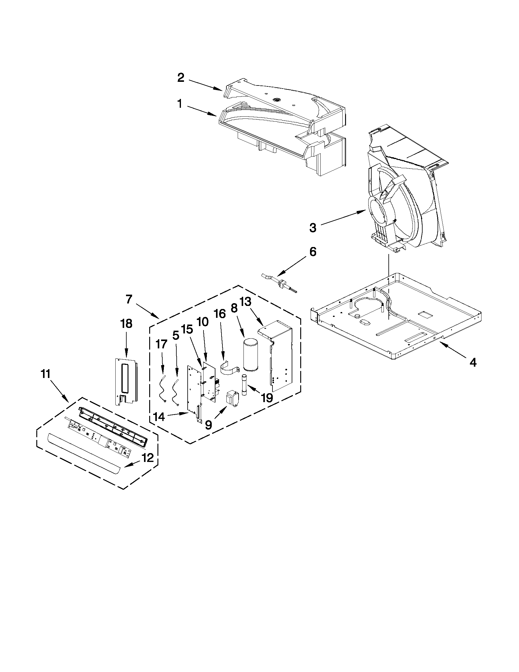 Air flow and control parts
