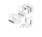 Whirlpool W5WCE085YW0 cabinet parts diagram