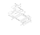 Whirlpool WFE720H0AS0 drawer parts diagram