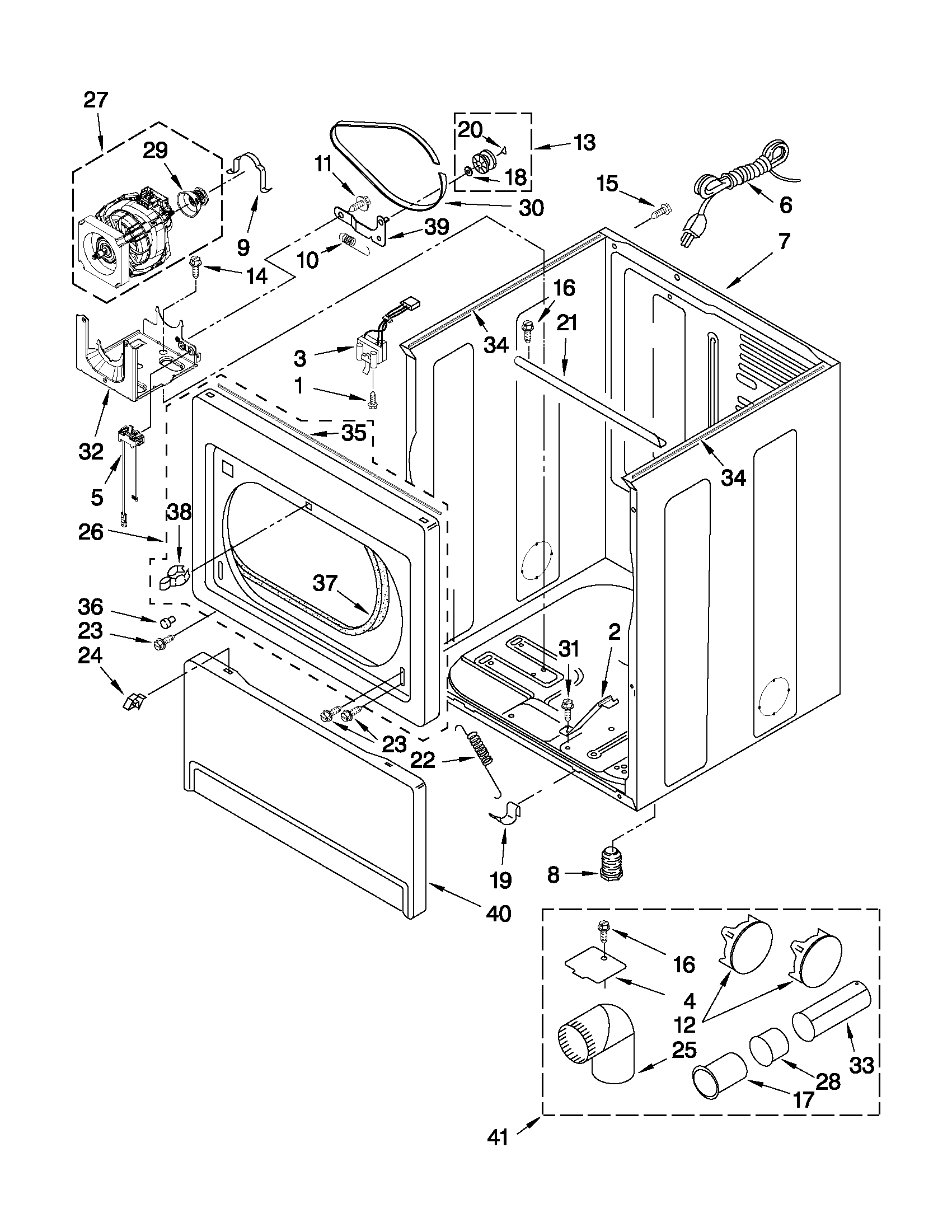 Cabinet parts