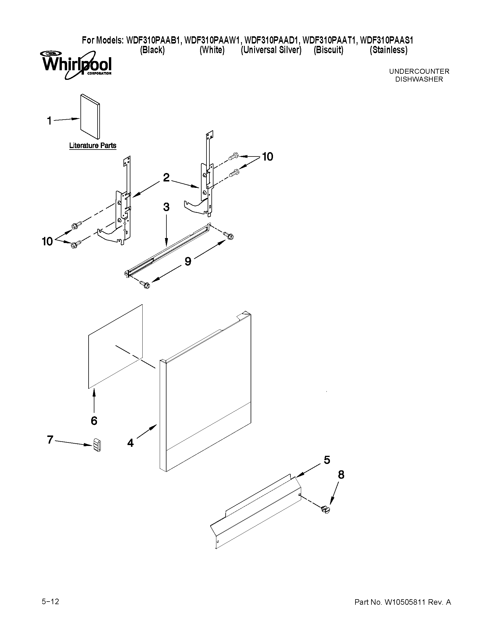 Door and panel parts