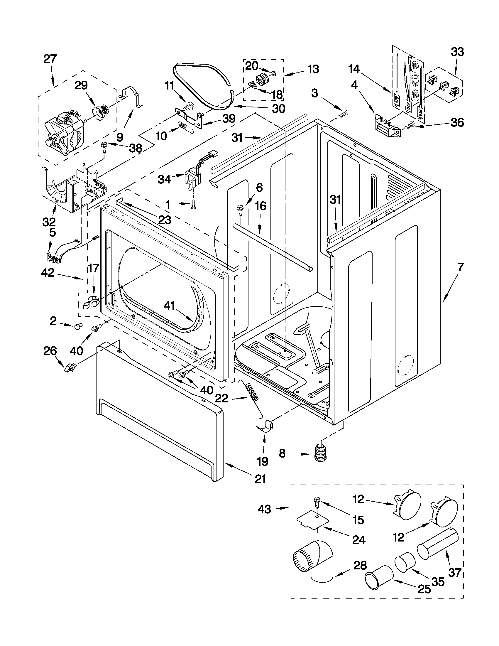 Cabinet parts
