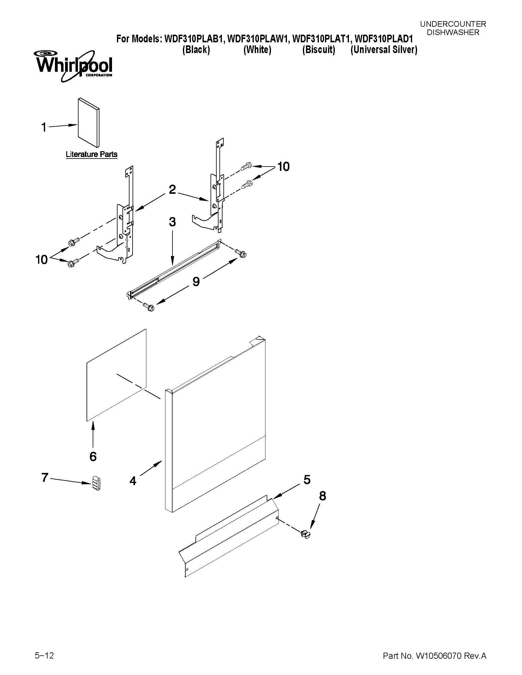 Door and panel parts