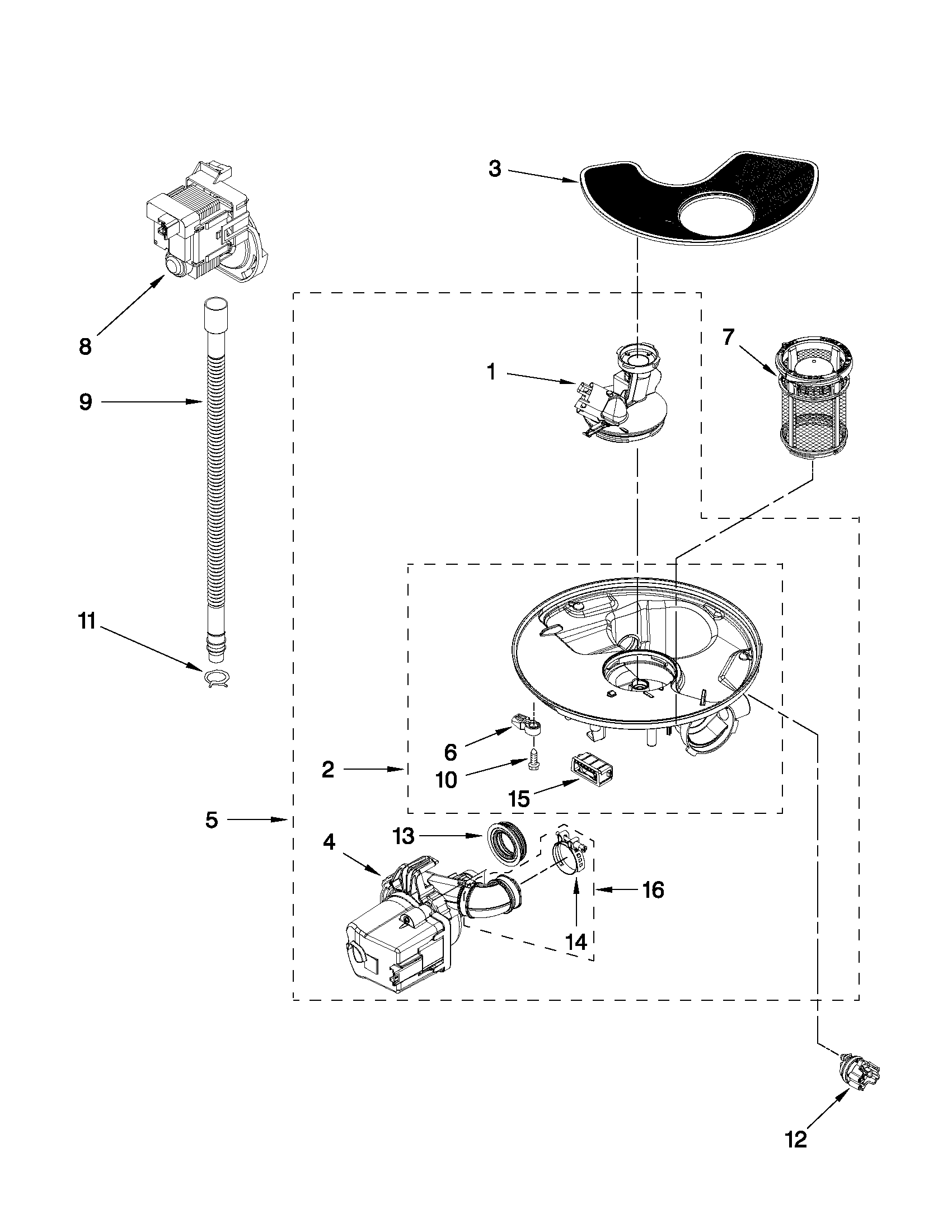 Pump and motor parts