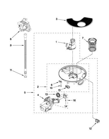 Pump and motor parts