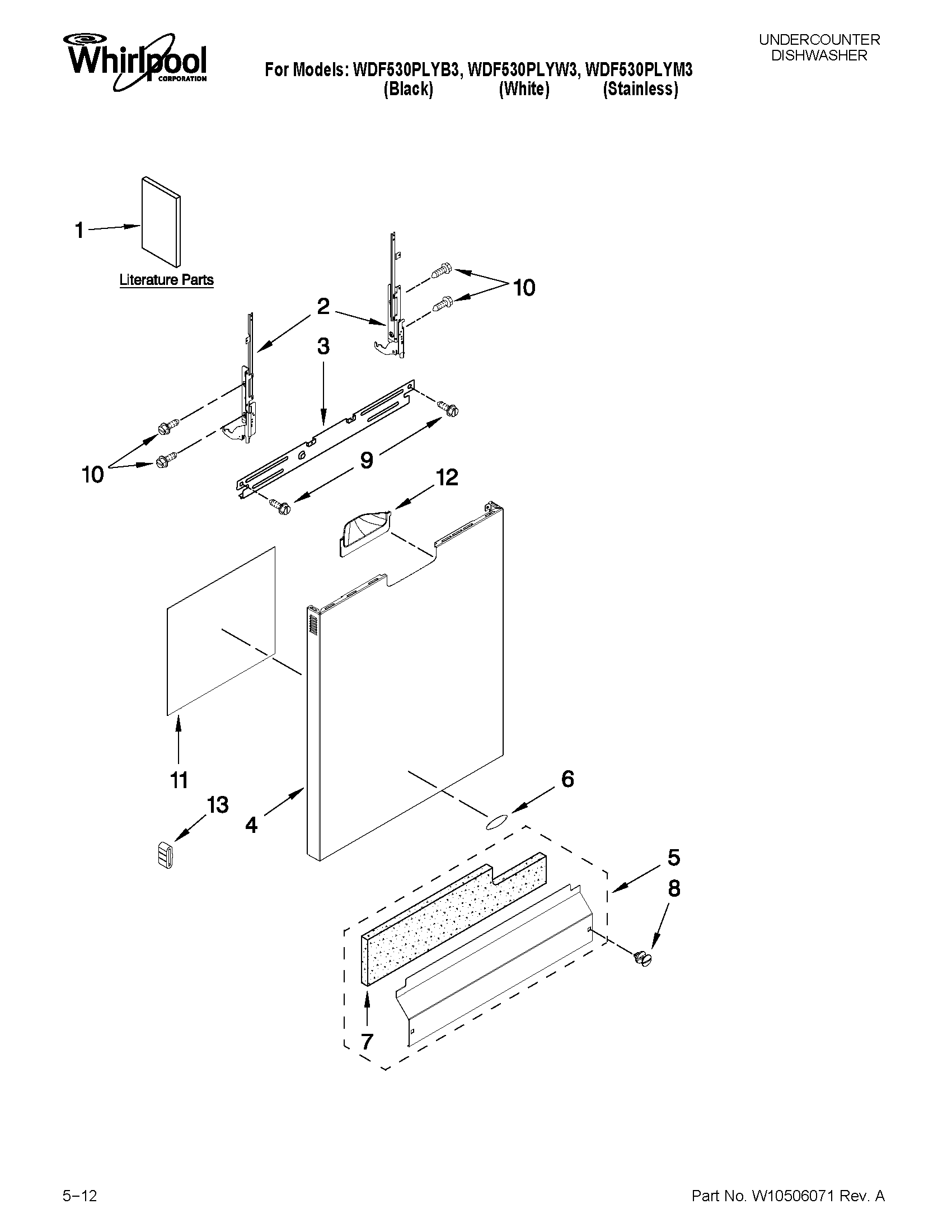 Door and panel parts