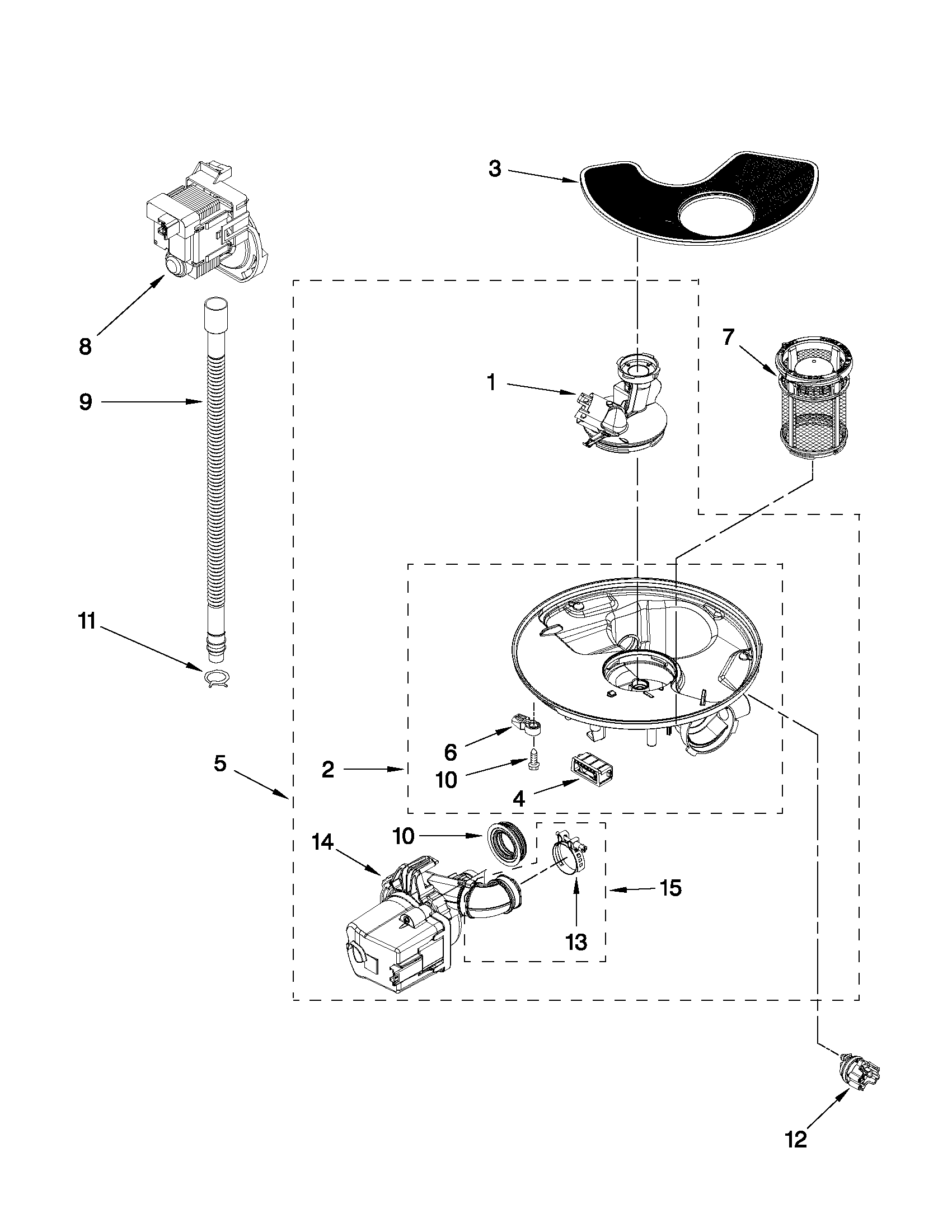 Pump and motor parts