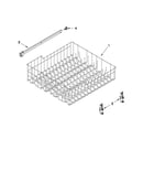 Upper rack and track parts