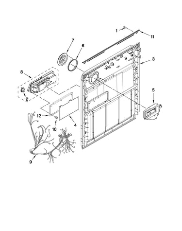 Inner door parts