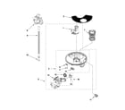 Whirlpool WDT710PAYM3 pump and motor parts diagram