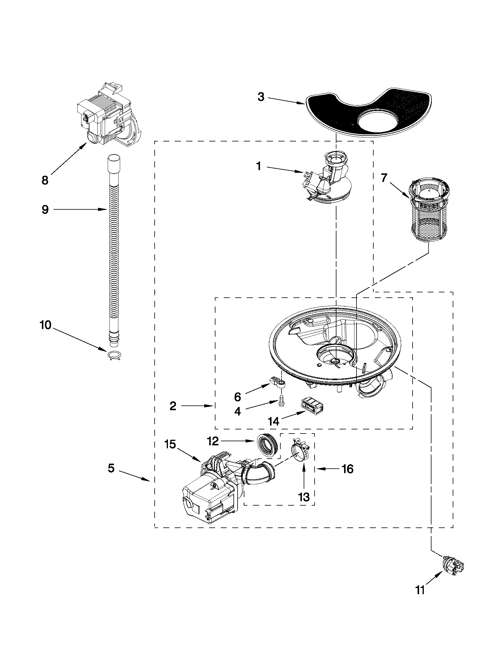 Pump and motor parts