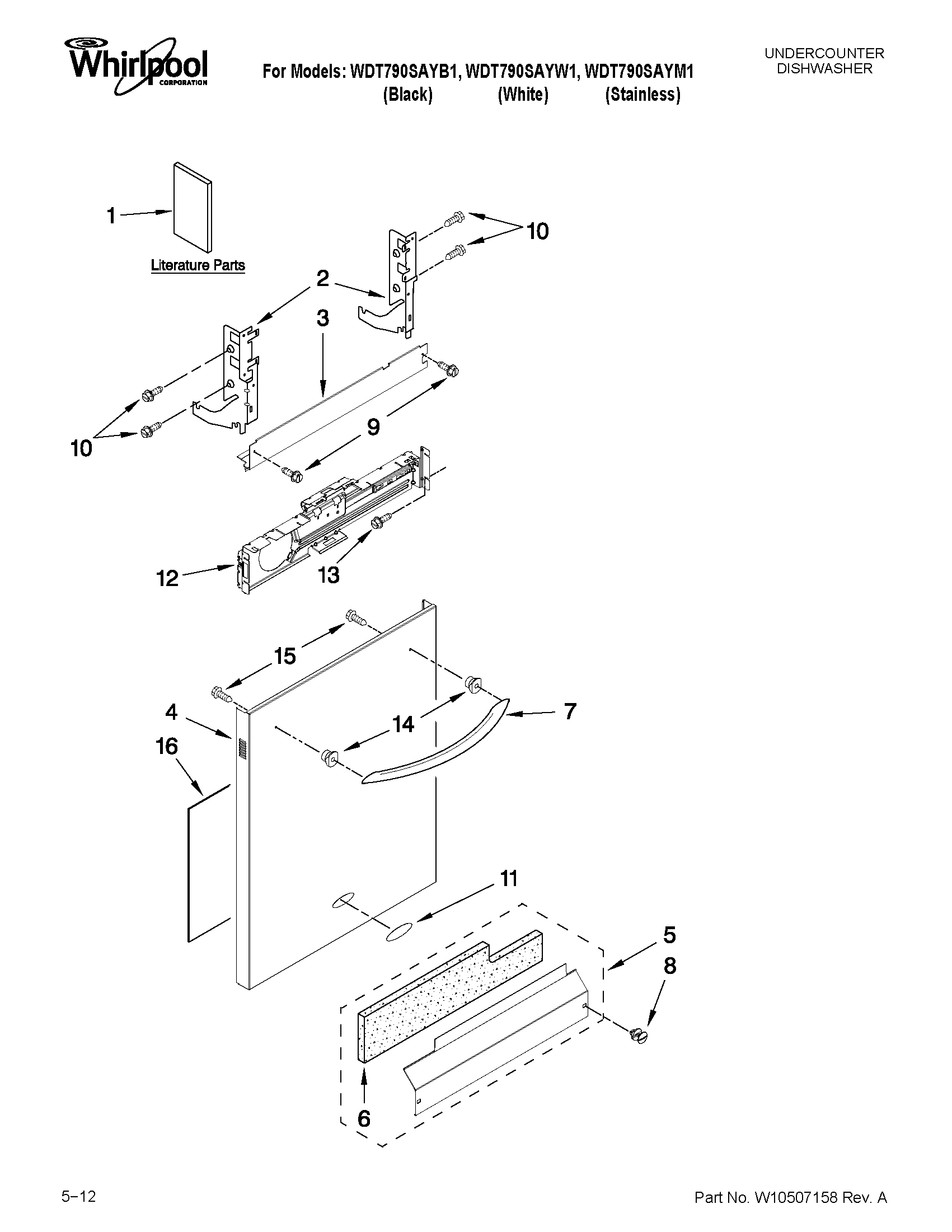 Door and panel parts