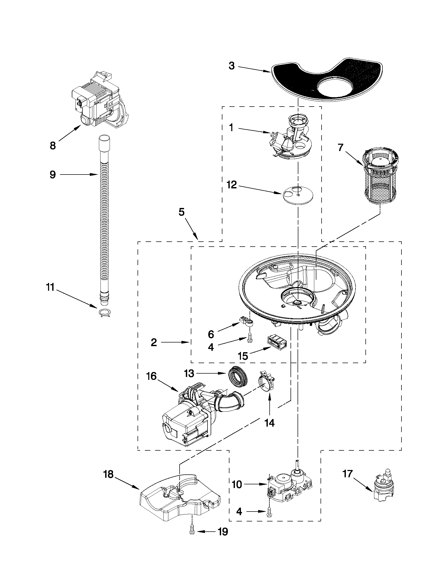 Pump and motor parts