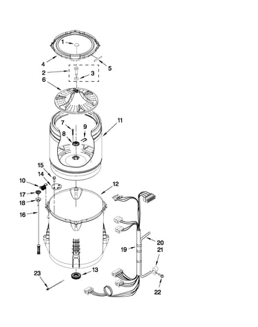 Basket and tub parts