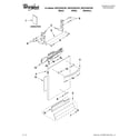Whirlpool WDT910SSYW1 door and panel parts diagram