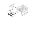 Whirlpool WDT910SSYM1 lower rack parts diagram