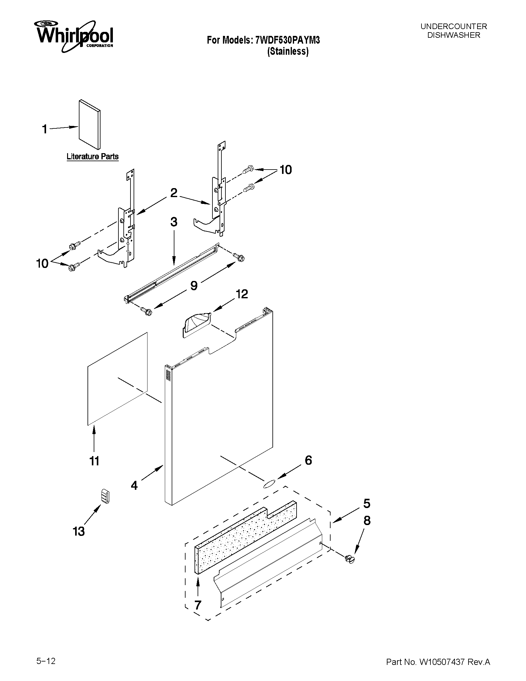 Door and panel parts