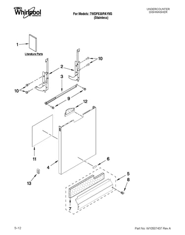 Door and panel parts