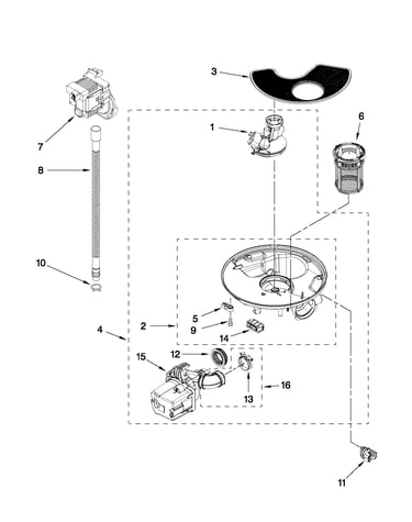 Pump and motor parts