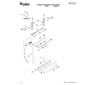 Whirlpool 7WDT770PAYM3 door and panel parts diagram