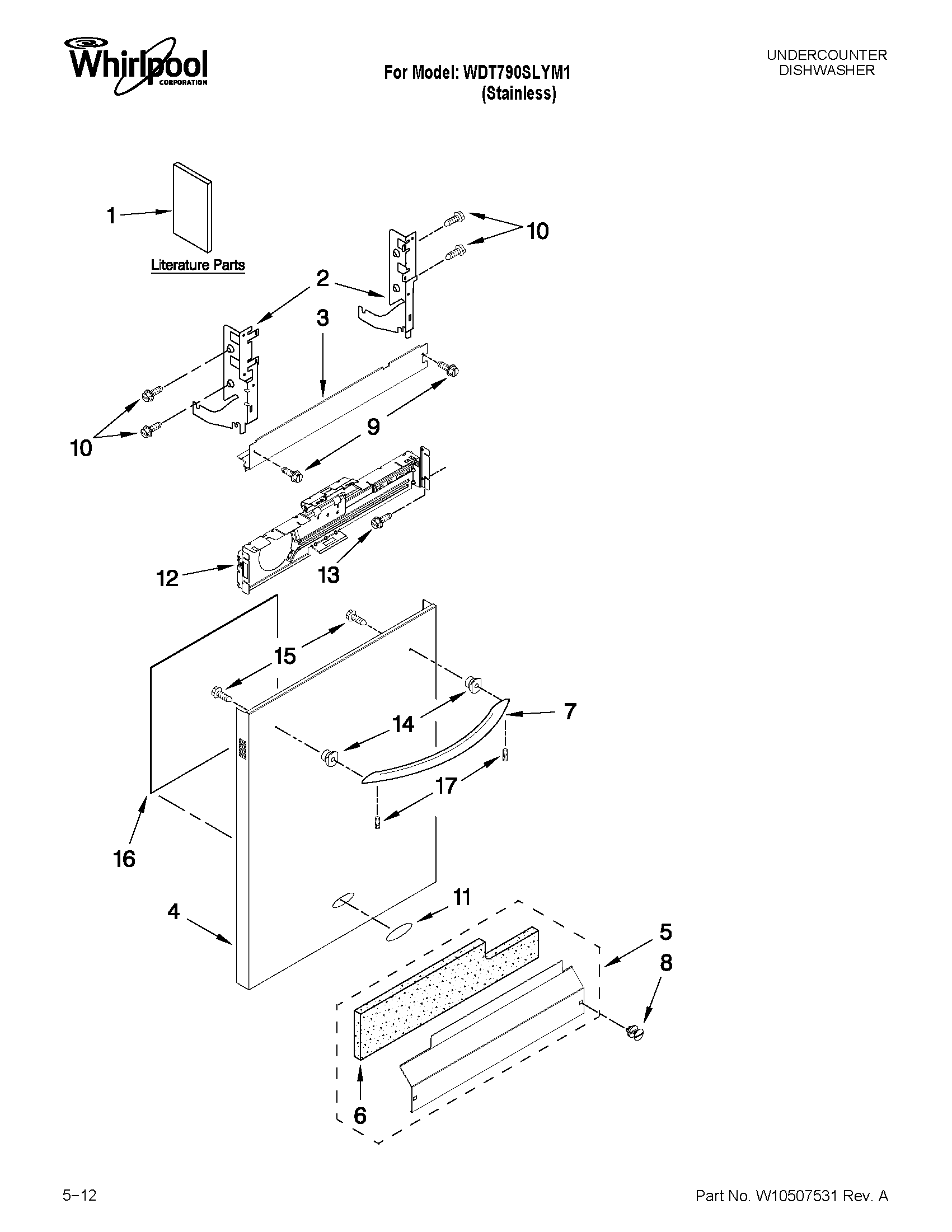 Door and panel parts
