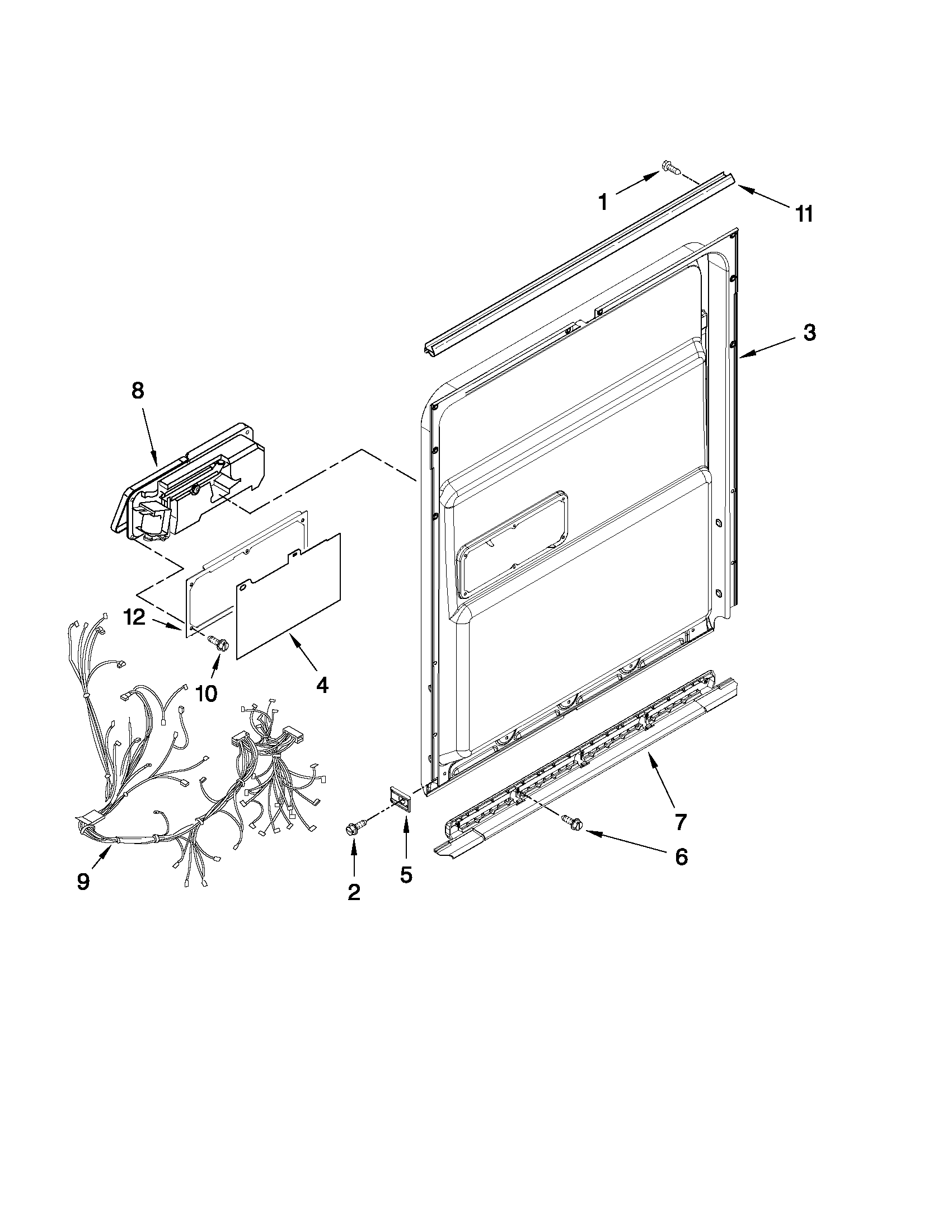 Inner door parts