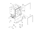 Whirlpool WDT790SLYM1 tub and frame parts diagram