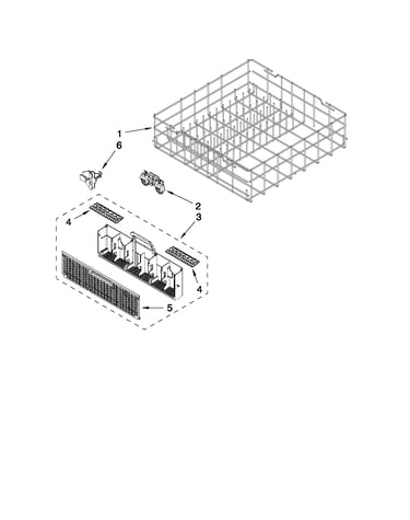 Lower rack parts