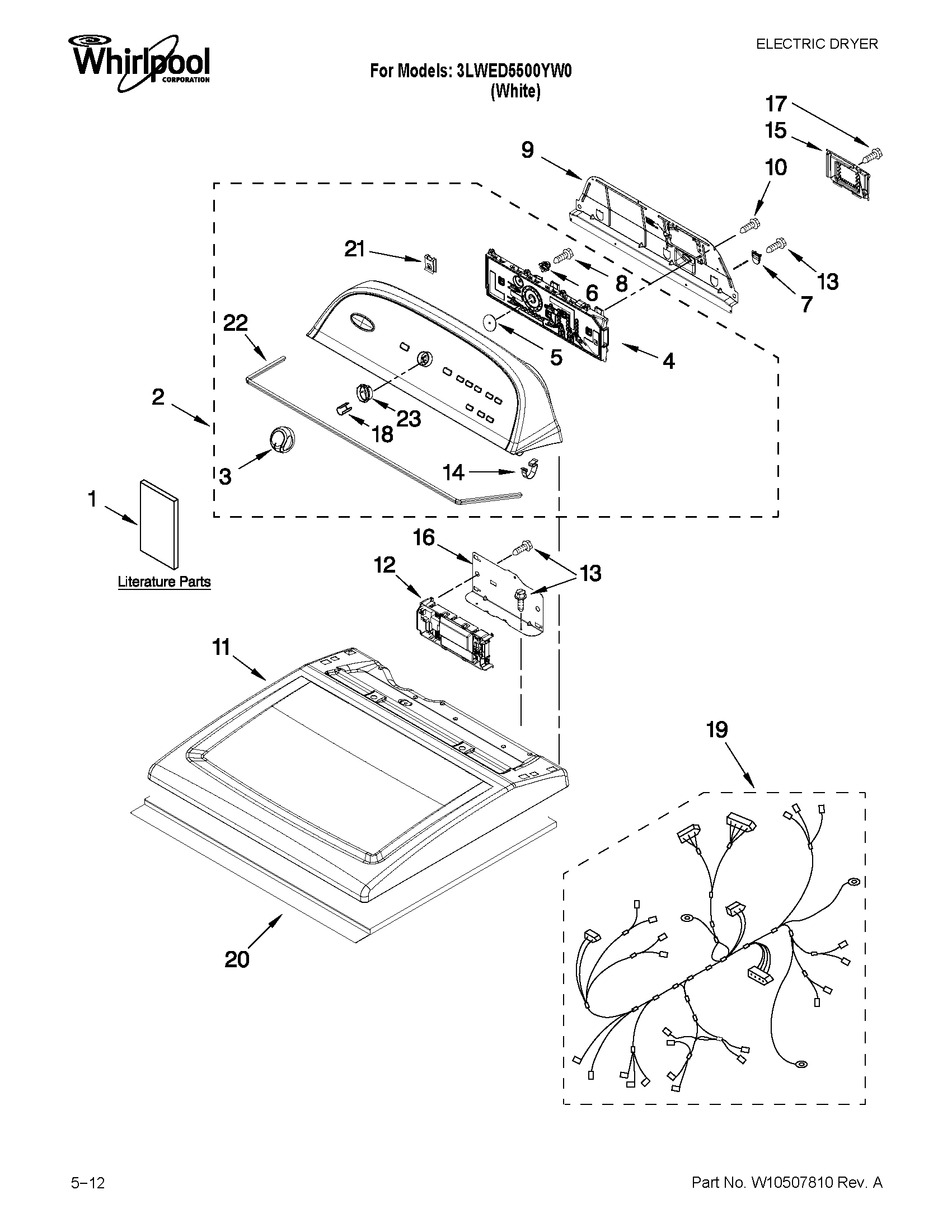 TOP AND CONSOLE PARTS