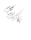 Control panel and latch parts