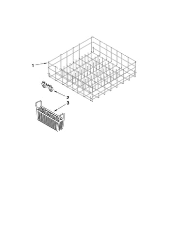 Lower rack parts