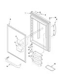 Refrigerator door parts