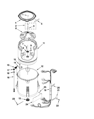 Basket and tub parts