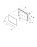 Freezer door parts
