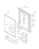 Refrigerator door parts