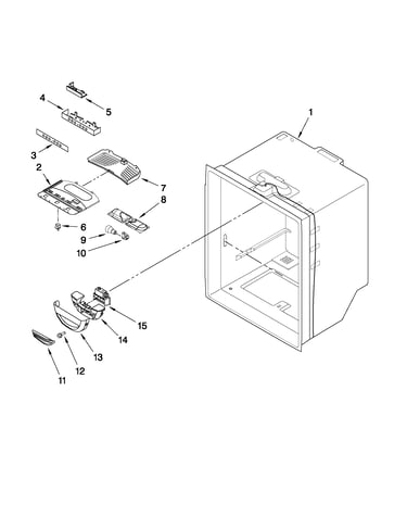 Refrigerator liner parts